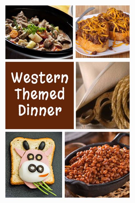 Today is a very fun National Holiday! It's National Day of the Cowboy! Who's your favorite cowboy? Western Lunch Ideas, Western Party Food Ideas Wild West Cowboy Theme, Cowboy Food Ideas Western Theme, Mystery Party Food, Cowboy Snacks, Western Party Foods, Western Party Ideas, Cowboy Recipes, Wedding Dishes