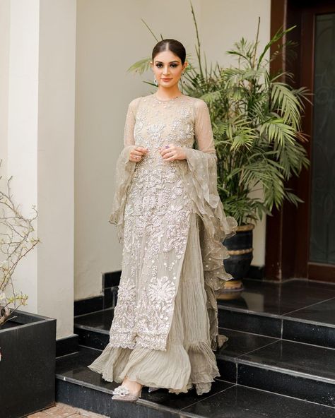 Eman on Instagram: “Walk it like I talk it 💎🤍” Nikkah Bride Dress, Shadi Dress, Fancy Suits, Nikkah Bride, Casual Bridal Dress, Fancy Dress Ideas, Shadi Dresses, Desi Wedding Dresses, Latest Bridal Dresses