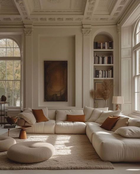 Classicism Interior, London Apartment Interior, London House Interior, Old Mansions Interior, London Penthouse, Modern Contemporary Interior Design, Modern Luxury Living Room, Gallery Wall Ideas, Old House Interior