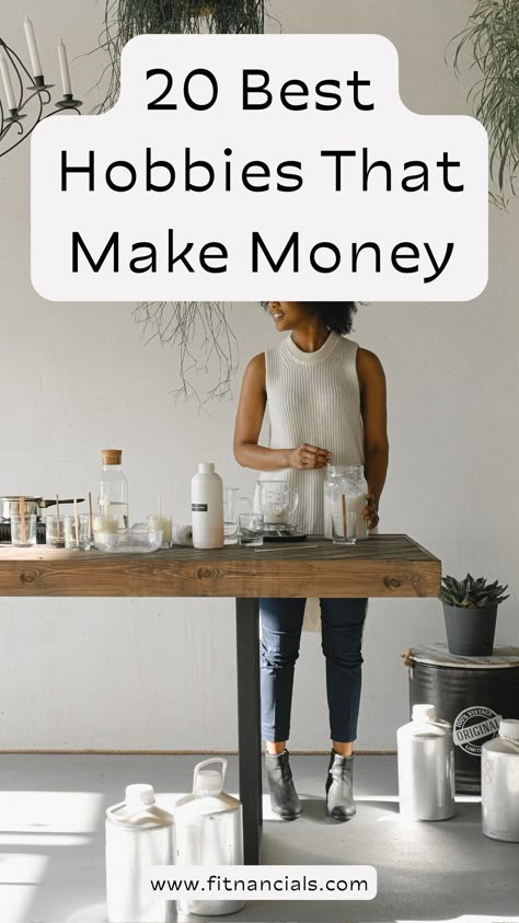 Hobby Money Making, Crafts And Hobbies For Adults, Work Ideas Creative, Best Bussines Ideas 2025, Ideas For Work, Creative Hobbies That Make Money, Hobby Ideas For Women Make Money, Hobbies To Make Money Extra Cash, Selling Stuff To Make Money