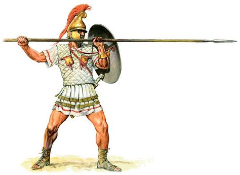 Iphicrates Reformed Hoplite  by Marek Szyszko Greek Warriors, Imperiul Roman, Historical Warriors, Roman Warriors, Roman Army, Roman Soldier, Roman Legion, Historical Illustration, Warrior Art