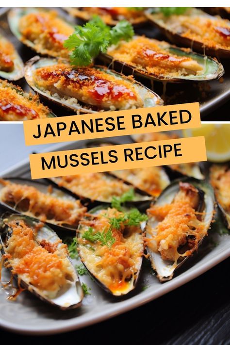 Mussels Appetizer Recipe, Mussels Appetizer, Baked Mussels Recipe, Baking Swaps, Baked Mussels, Green Mussels, Steamed White Rice, Mussels Recipe, Easy To Make Appetizers