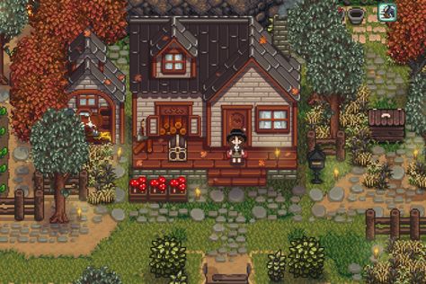 Stardew Inspiration, Stardew Mods, Stardew Farm, Stardew Farms, Stardew Valley Layout, Stardew Valley Tips, Stardew Valley Farms, Stardew Valley Fanart, Farm Layout