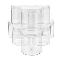 Kids Diy Crafts, Food Storage Accessories, Plastic Jars With Lids, Slime Containers, Plastic Containers With Lids, Slime For Kids, Clear Plastic Containers, Jars With Lids, Sewing Supplies Storage