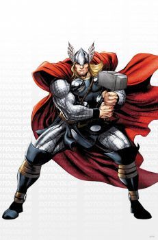 Avengers Thor by JPRart Odin Marvel, Thor Comic Art, Avengers Thor, Thor Comic, Avengers Outfits, The Mighty Thor, Avengers Comics, Arte Dc Comics, Marvel Thor