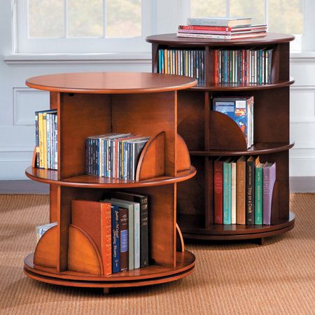 Swivel Book/Media Stand Swivel Bookcase, Rv Table, Revolving Bookcase, Floor Screen, Small Bookcase, Media Stand, Home Office Storage, Repurposed Items, Outdoor Tools