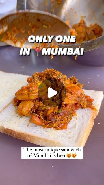 Ronak Rathod on Instagram: "• ONLY ONE IN 📍MUMBAI • as this cart on streets of Vile Parle serves the combination of two best street foods you would never miss out on when in Mumbai - The iconic Bhelpuri and the Sandwich. Both of without which Mumbai is kind of incomplete😍😍

We tried this loaded spicy Chatpata BHELPURI SANDWICH and it is packed with flavours and surely must try if you love Chaat and sandwiches both or you should also try this for the unique burst of flavours it has got within. 

Where📍: Mahendra Sandwiches, Opp. Pawan Hans, Off SV Road, Vile Parle (West), Mumbai.

🎥: @spoonsofmumbai 

#sandwich #bhelpuri #bhelpurisandwich #chaat #chaatlover #streetfood #foodie #mumbaifoodie #mumbaistreetfood #spoonsofmumbai #reels #reelitfeelit #trendingreels #explorepage #vileparle" Mumbai Food Photography, Food With A Twist, Streets Of Mumbai, Mumbai Local, Mumbai Street, Mumbai Food, Mumbai Street Food, Vegetarian Snacks Recipes, Street Foods