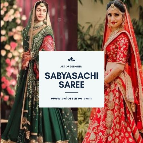 Sabyasachi Mukherjee is the most asked designer and shortly gained an appreciation for his distinctive sort of fashion illustration. The Sabyasachi saree collections showcase a gorgeous affair of ostentatious styles mixed with made Indian textiles. Every women want to see herself in sabyasachi saree once in her life. To know more click on the link below : https://www.colorsaree.com/sabyasachi-sarees/ .#sabhasachi #saree #colorsaree #celebritysaree #bridesaree #ethnic #trend #culture Sabyasachi Sarees Price, Hairstyle For Saree, Sabyasachi Wedding, Sarees Blouse Designs, Sabyasachi Saree, Sabyasachi Designer, Sabyasachi Bridal, Sabyasachi Mukherjee, Sabyasachi Sarees