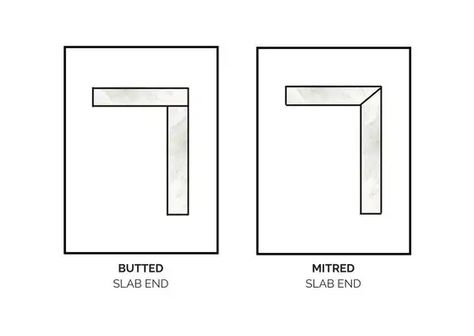 Butted Ends and Mitred Ends — What’s The Difference? And which one should you pick? | by SteedForm | Medium 45 Degree Angle, Edge Profile, Tile Edge, Modern Bench, European Designs, Tile, Tops Designs