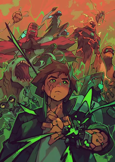 "It’s Hero Time #ben10" Ben 10 Omniverse Fanart, Ben 10 Poster, Space Dnd, Big Poster, Carnage Marvel, Cartoon Fanart, Generator Rex, Ben 10 Comics, Hero Time