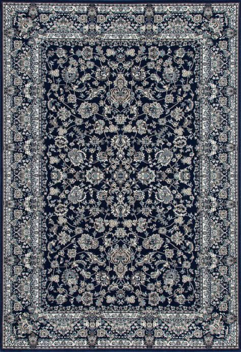 Art Carpet Kensington Navy Area Rug & Reviews | Wayfair Navy And White Rug, Maze Print, Persian Rug Designs, Jewel Tone Colors, Persian Blue, White Carpet, Rug Direct, Navy Rug, Navy Area Rug