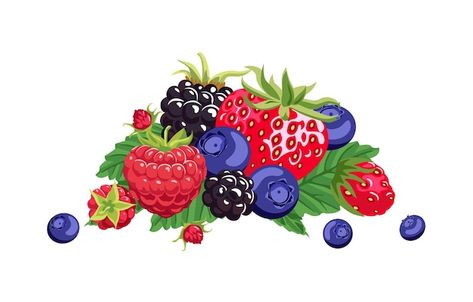 Pile of different cartoon forest berry | Premium Vector #Freepik #vector #berry #blackberry #strawberry-cartoon #cherry Berries Cartoon, Strawberry Cartoon, Cartoon Cherry, Cartoon Forest, Texture Background, Vector Photo, Vector Design, Blackberry, Premium Vector