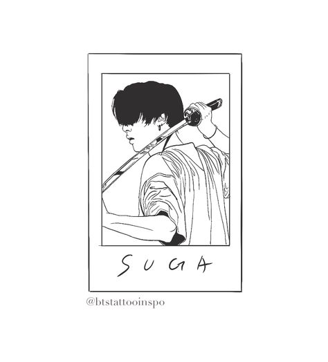 Bts tattoo idea suga tattoo idea yoongi tattoo ideas bts tattoo daechwita tattoo ideas bangtan bts fanart bts digital art jungkook jimin taehyung Jhope jimin jin Yoongi Tattoo Ideas, Bts Embroidery, Kpop Tattoos, Y2k Goth, Bts Tattoos, D Tattoo, Incredible Tattoos, Book Drawing, Bts Suga