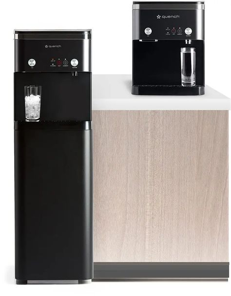 Built In Water Dispenser, Water Dispenser Ideas Kitchens, Lemon Coffee, Electrolyte Water, Nugget Ice, Rent House, Modular Cabinets, Water Station, Ice Maker Machine