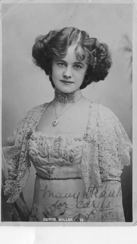 All sizes | Gertie Millar | Flickr - Photo Sharing! Edwardian Actress, Fair Face, Historical Hairstyles, Edwardian Hairstyles, Old Portraits, Most Beautiful Eyes, Photography Vintage, Gibson Girl, Victorian Women