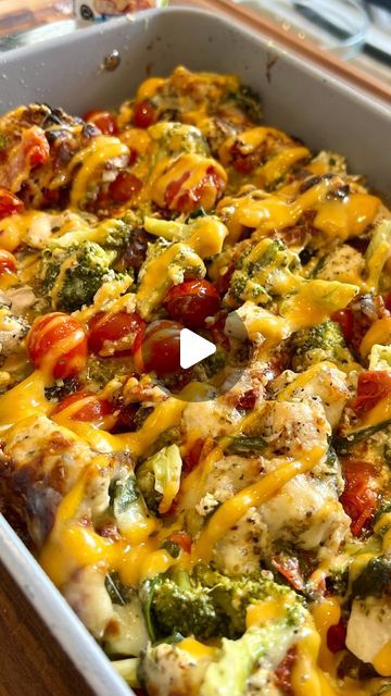 Mayra Wendolyne | Low Carb Love on Instagram: "TUSCAN CHICKEN BAKE (low carb!!)🤤 

Have you tried this? #ChosenPartner

If you only have about 10 minutes to prep for dinner, this recipe is for you! This dish is packed with protein and has so much flavor! 

All you need is: 
2 cups broccoli florets
1 cup cherry tomatoes 
1 cup spinach
2 chicken breasts
1 tbsp @chosenfoods 100% avocado oil spray 
1 tsp onion powder 
1 tsp garlic powder 
1 tsp Italian seasoning 
Salt & pepper to taste
1/3 cup sun-dried tomatoes
3 garlic cloves, minced 
1 cup half & half (or you can use heavy cream) 
1/4 cup grated parmesan cheese 
1/2 cup shredded mozzarella 
@chosenfoods chicken sauce (clean ingredients!)

Directions:
1.	Preheat your oven to 400F.
2.	Add the broccoli, cherry tomatoes, spinach, and chicken b Low Carb Tuscan Chicken Bake With Broccoli, Low Carb Love Tuscan Chicken Bake, Tuscan Chicken Bake With Broccoli, Low Carb Tuscan Chicken, Low Carb Dinner Recipes For Two, Low Carb Million Dollar Chicken, Tuscan Chicken Bake Low Carb Broccoli, Tuscan Chicken Bake Low Carb, Chicken Spinach Broccoli Recipes