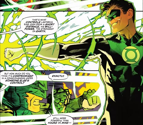 Dan Mora Green Lantern, Green Lantern Comic Art, Hal Jordan Fanart, Hal Jordan Comic, Green Lantern Art, Swamp Thing Dc Comics, Green Lantern Comic, Hal Jordan Green Lantern, Green Lantern Costume