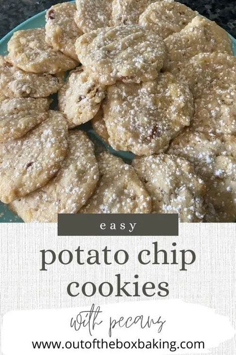 Easy Cookie Exchange Recipes, Cookies With Pecans, Pecan Pie Bar, Amazing Cookie Recipes, Potato Chip Cookies, Cookie Exchange Recipes, Caramel Chocolate Chip Cookies, Butter Pecan Cookies, Recipes Holiday