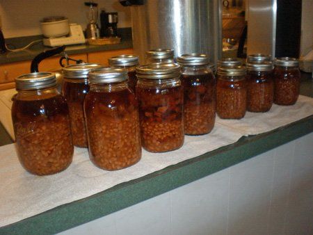 Homemaking on the Homestead: Canning Navy Bean & Ham Soup Canning Great Northern Beans, Canning Navy Beans And Ham, Canning Ham And Beans, Canned Navy Bean Soup, Pressure Canning 15 Bean Soup, Canning Shelves, Bean Ham Soup, Navy Beans And Ham, Homestead Canning