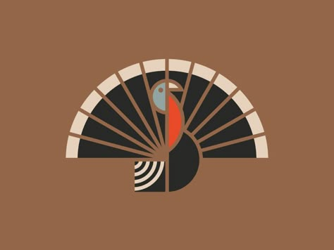 Turkey by Jay Fletcher Modern Monastery, Turkey Drawing, Peacock Logo, Turkey Project, Arte Folk, Turkey Trot, Logo Animal, Roast Turkey, Turkey Chicken