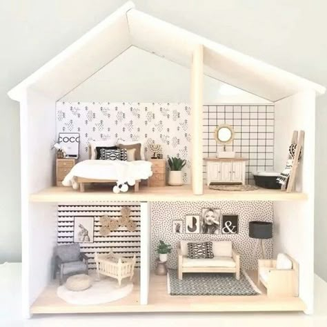 Doll House Diy, Ikea Bunk Bed, Ikea Dollhouse, Diy Barbie House, Diy Barbie Furniture, Doll House Plans, Mini Doll House, Doll House Crafts, Diy Ikea