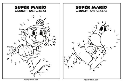 Super Mario Kindergarten Activities, Mario Math Activities, Super Mario Activity Sheets, Mario Kart Activities, Mario Activity Sheets, Mario Day Activities, Mario Party Activities, Super Mario Activities For Kids, Mario Activities For Kids