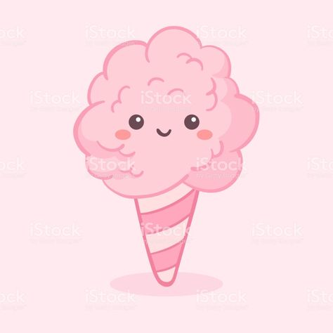 Paper Squishy, Cotton Candy, Candy, Art, Kawaii, Candy Floss