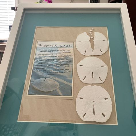 Legend of the Sand Dollar Poem Shadowbox Wall Art - Etsy Canada Legend Of The Sand Dollar, Sand Dollar Art, Starfish Wall Art, Starfish Art, Sand Dollar Ornament, Framed Burlap, Ocean Home, Ocean Home Decor, Stella Marina