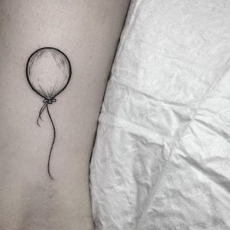 ballon simple tattoo  #tattoo #tatto #tattoos #drawing  #art #artist #asma_5ameis  #black #simple Peter Pan Tattoo, Tattoos Drawing, One Line Tattoo, Balloon Tattoo, Tiny Wrist Tattoos, Petit Tattoo, Rainbow Tattoos, Small Rose Tattoo, Compass Tattoo Design