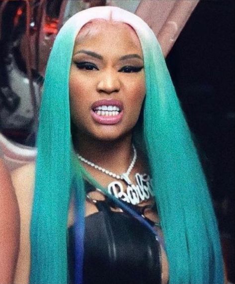 Nicki Minaj Blue, Nicki Minaj Photos, Neon Hair, Blac Chyna, Poster Pictures, Only Girl, Purple Hair, Nicki Minaj, Blue Hair