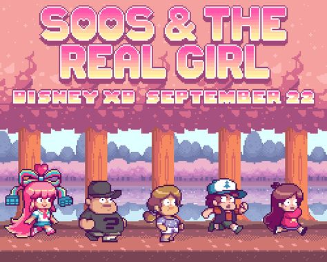 Gravity Falls Episodes, Giffany Gravity Falls, Dipper Y Mabel, Title Screen, Gravity Falls Au, Desenhos Gravity Falls, Dipper And Mabel, Reverse Falls, Arte 8 Bits