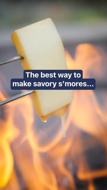 Savory Smores Ideas, Savory Smores Cheese, Savory Smores, Gourmet Smores, How To Makr, Tillamook Cheese, S Mores, Dinner Parties, Marshmallows