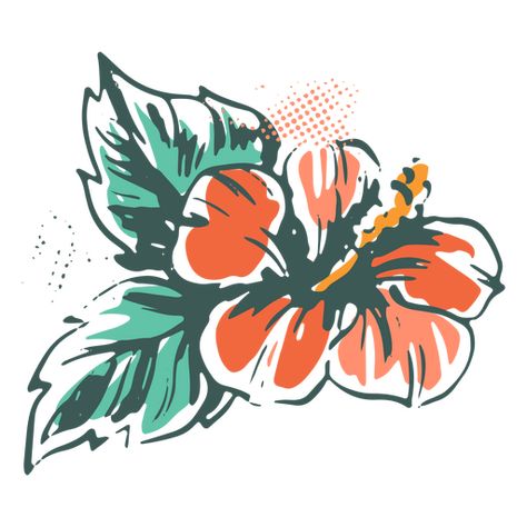 Red hawaiian flower illustration  PNG Design Hawaiian Svg, Hawaiian Flower, Hawaiian Flowers, Design Flower, Water Design, Create T Shirt, Flower Illustration, Design Ad, Png Design