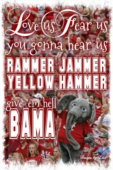 Bryan Mcelroy Rammer Jammer Yellow Hammer, Rammer Jammer, Bear Bryant, Bama Football, Alabama Crimson Tide Football, Crimson Tide Football, Alabama Roll Tide, Alabama Football, University Of Alabama