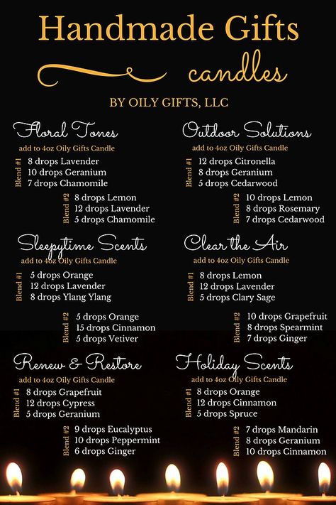 Essential Oil Candle Blends, Essential Oil Candle Recipes, Homemade Candle Recipes, Candle Scents Recipes, Makeup For Summer, Candle Blends, Candle Making Recipes, Candle Recipes, Essential Oils Diffuser Blends