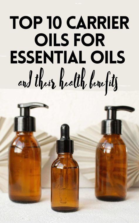 The best carrier oils for essential oils and their health benefits. #essentialoils #aromatherapy #natural #wellness #naturalskincare #essentialoilblends Best Carrier Oil For Essential Oils, Best Carrier Oils For Skin, Carrier Oils For Essential Oils, Carrier Oil Benefits, Oils And Their Benefits, Carrier Oils For Skin, Diluting Essential Oils, Essential Oils For Pain, Essential Oil Carrier Oils