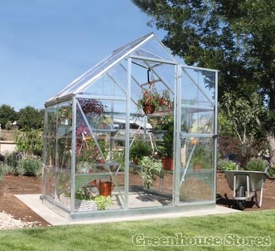 Palram Greenhouses - Greenhouse Stores 6x8 Greenhouse, Outdoor Sunroom, Conservatory Greenhouse, Best Greenhouse, Build A Greenhouse, Polycarbonate Greenhouse, Indoor Greenhouse, Greenhouse Interiors, Home Greenhouse