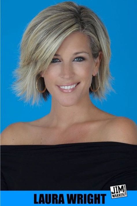 Laura Wright, Medium Short Hair, Hairdos For Short Hair, Mom Hairstyles, Hair Affair, Haircuts For Fine Hair, Short Bob Hairstyles, Short Hair Cuts For Women, Undercut