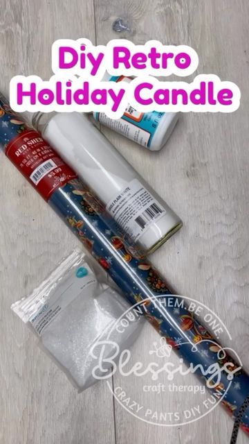 Diy Candles From Old Candles, Mod Podge Glass, Christmas Candle Crafts, Dollar Tree Candles, Craft Therapy, Diy Mod Podge, Winter Diy Crafts, Diy Retro, Fall Decor Diy Crafts