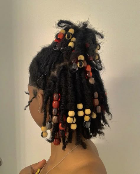 Short 4c Locs, 4c Locs, Bday Hair, Loc Goddess, Dreadlocks Hairstyles, 4c Hair Care, Locs Styles, Hair Decor, Beautiful Black Hair