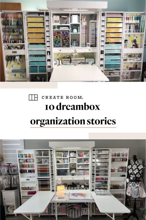 Create Room Dreambox Ideas, Dreambox Create Room, Dreambox 2 Ideas, Dreambox Organization Ideas, Dream Box 2, Dreambox 2, Dreambox Craft Storage, Dream Box Craft Storage, Small Craft Room Layout Ideas