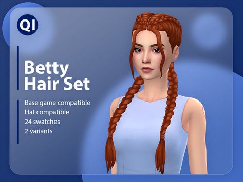 Sims 4 Cc Hair Two Braids, Sims 4 Cc Hair French Braids, Sims 4 Dutch Braids, Sims 4 Cc Pigtail Braids, Sims 4 Cc Braided Pigtails, Sims 4 Cc Two Braids, Sims 4 Cc Pigtails Maxis Match, Sims 4 French Braids, Sims 4 Cc Hair Braids Maxis Match