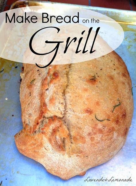 Baking Bread On A Gas Grill, Grilled Bread Recipes, How To Bake Bread, Bagel Recipes, Bbq Appetizers, White Bbq Sauce, Camp Food, Bake Bread, Smoked Food