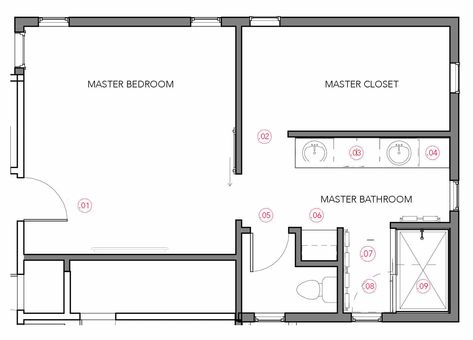 Master Bed Ensuite Layout, Open Plan Master Suite Layout, 2nd Master Suite, 20x30 Master Suite Layout, Small Walkin Closet Layout Floor Plans, Master Bath Closet Combo Layout Modern, Master Bath With Closet Floorplan, Bedroom Floor Plans With Walk In Closet, In Suite Bathroom Master Bath