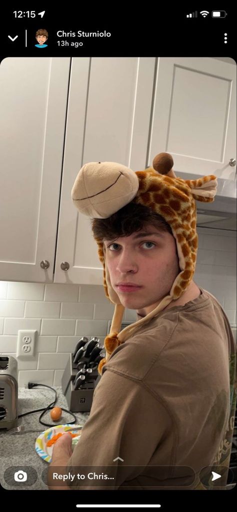 Nicholas Sturniolo, Giraffe Hat, Triplet Babies, Nick Sturniolo, Chris Sturniolo, Sam And Colby, Sturniolo Triplets, Best Youtubers, Kim Taehyung