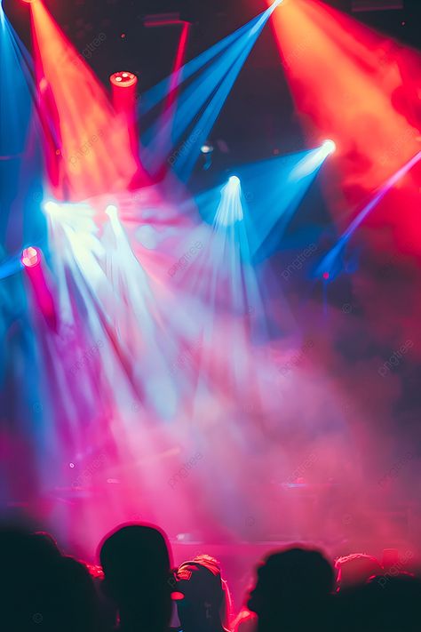 Photo Of A Concert With People Dancing And Having Fun Under Colorful Lights Web Banner Empty Space Background Concert Lights Aesthetic, Disco Lights Background, Projector Shoot, Concert Background, 70s Concert, Epson Projector, Concert Lighting, 90s Concert, Season Art