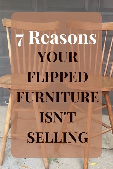 It can be a flipper's biggest hassle. You spend hours - sometimes days - pouring your heart, soul, and literal sweat (and maybe tears!) into a flip. You FINALLY finish and can’t wait to post your final product! You just know it’s going to FLY off the market. Right?? Check out my latest blog for seven important questions to ask yourself about why your flipped furniture might not be selling. White Furniture With Black Hardware, Wood Furniture Before And After, Top Selling Furniture, Wood Furniture Upcycle, Furniture That Sells, Best Furniture To Flip For Profit, Diy Flip Furniture, Where To Sell Flipped Furniture, Furniture Flip Table