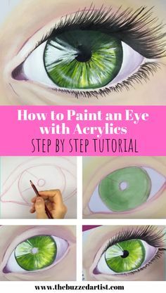 How To Paint Doll Eyes, Painted Eyes For Crafts, How To Paint A Realistic Eye, Painted Styrofoam Heads, How To Paint Realistic Eyes, How To Paint A Realistic Face, Acrylic Painting Eyes Step By Step, Doll Face Painting Tutorial Step By Step, Acrylic Eye Painting Step By Step