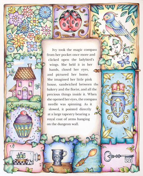 Emily Laughlin, Ivy And The Inky Butterfly, Butterfly Inspiration, Joanna Basford Coloring, Joanna Basford, Colored Pencil Tutorial, Johanna Basford Coloring Book, Johanna Basford Coloring, Basford Coloring