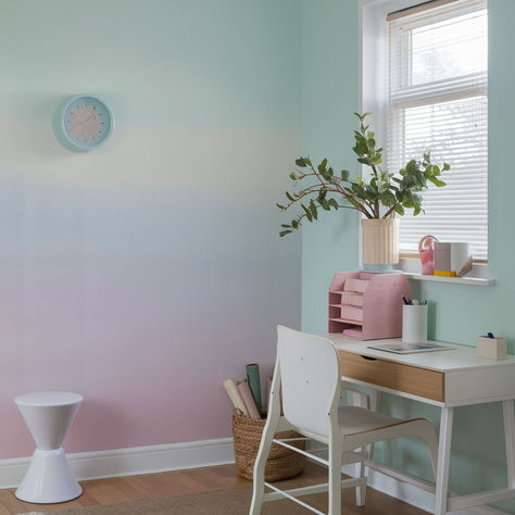 20 Stylish Ombre-Effect Walls